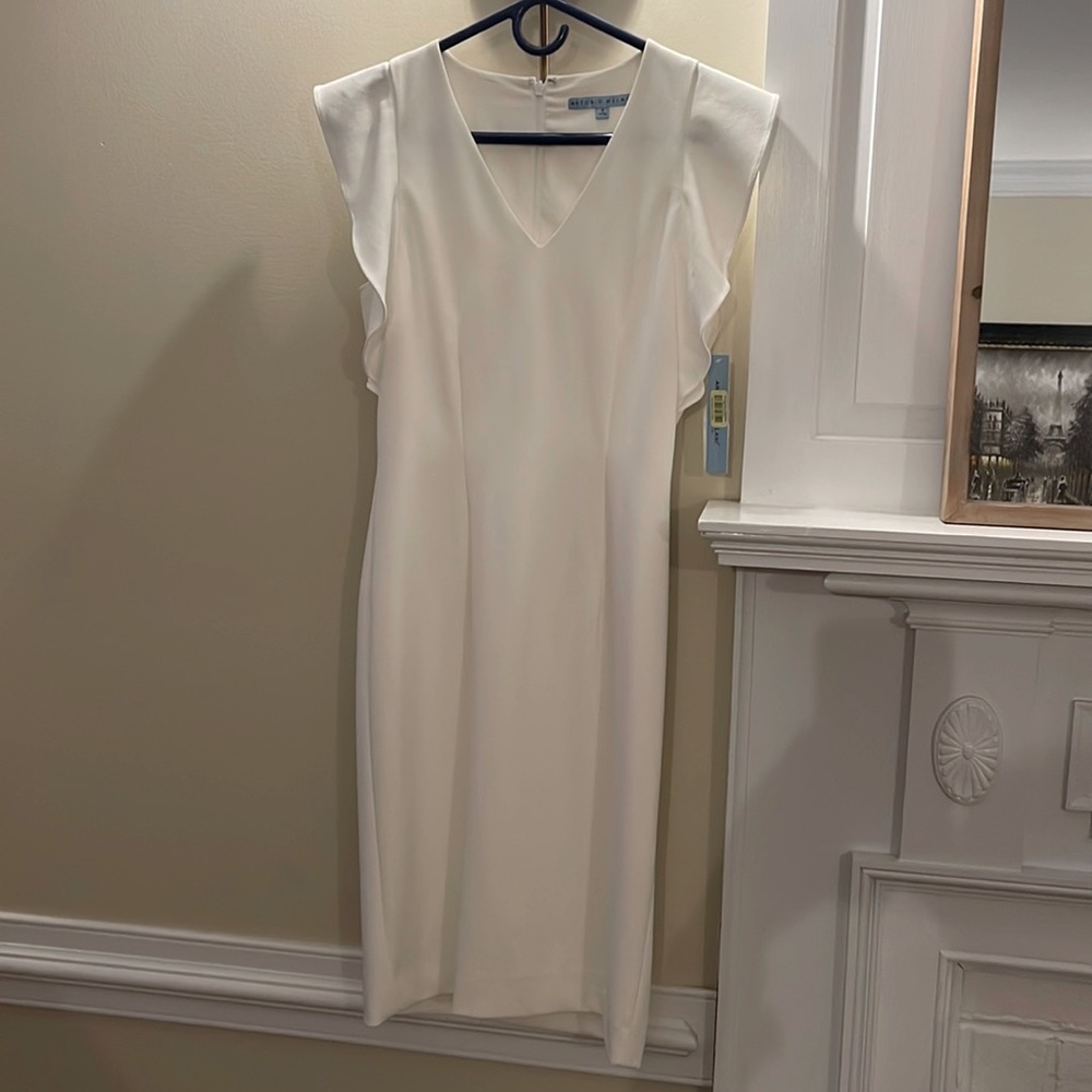 White NWT Antonio Melani Cocktail Dress